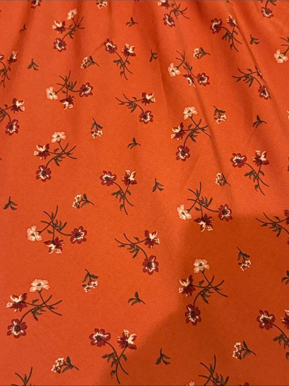 Hollister Rust Floral A-Line Skirt - Women - Picture 2 of 4